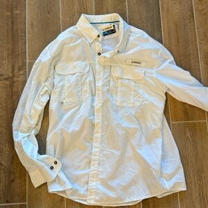 Magellan Long Sleeve Angler Fit Button Down